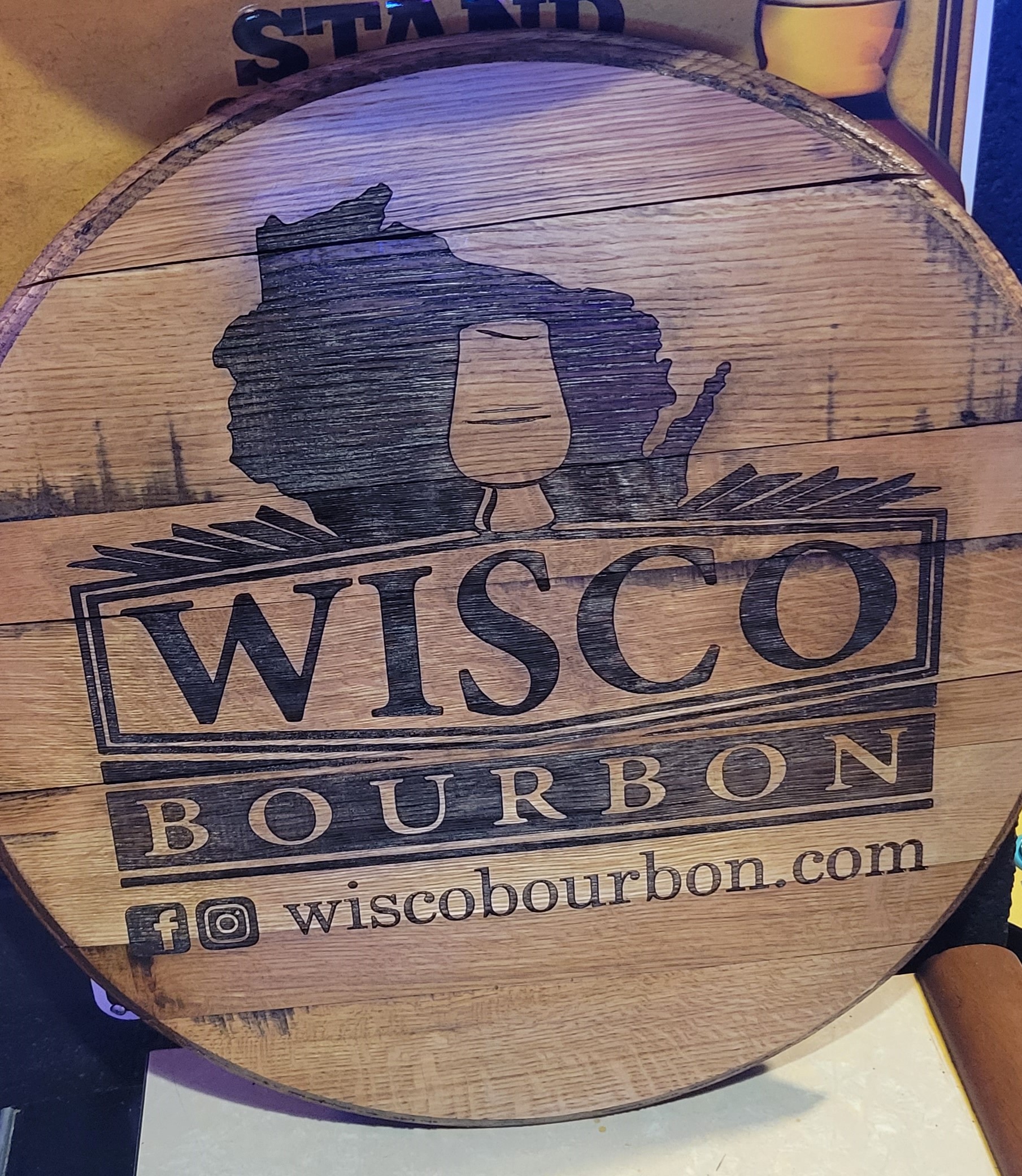 Wisco Bourbon Barrelhead - Image 7