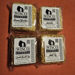 Wisco Bourbon Rice Crispie Treat - 4 Flavors