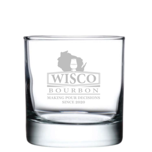 Wisco Bourbon Lowball Glass - Pour Decisions