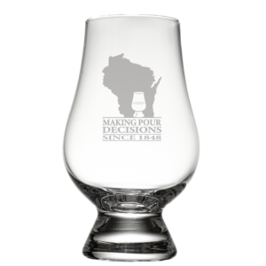 Wisco Bourbon Glencairn Whiskey Glass - Making Pour Decisions Since 1848