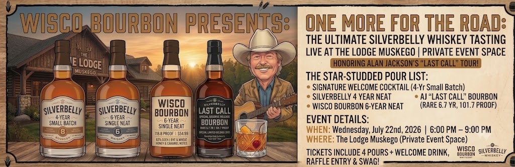 WISCO BC - Event #10 2026 - July 22nd, 2026 - The Lodge Muskego - One More for the Road: The Ultimate Silverbelly Whiskey Tasting - Image 2